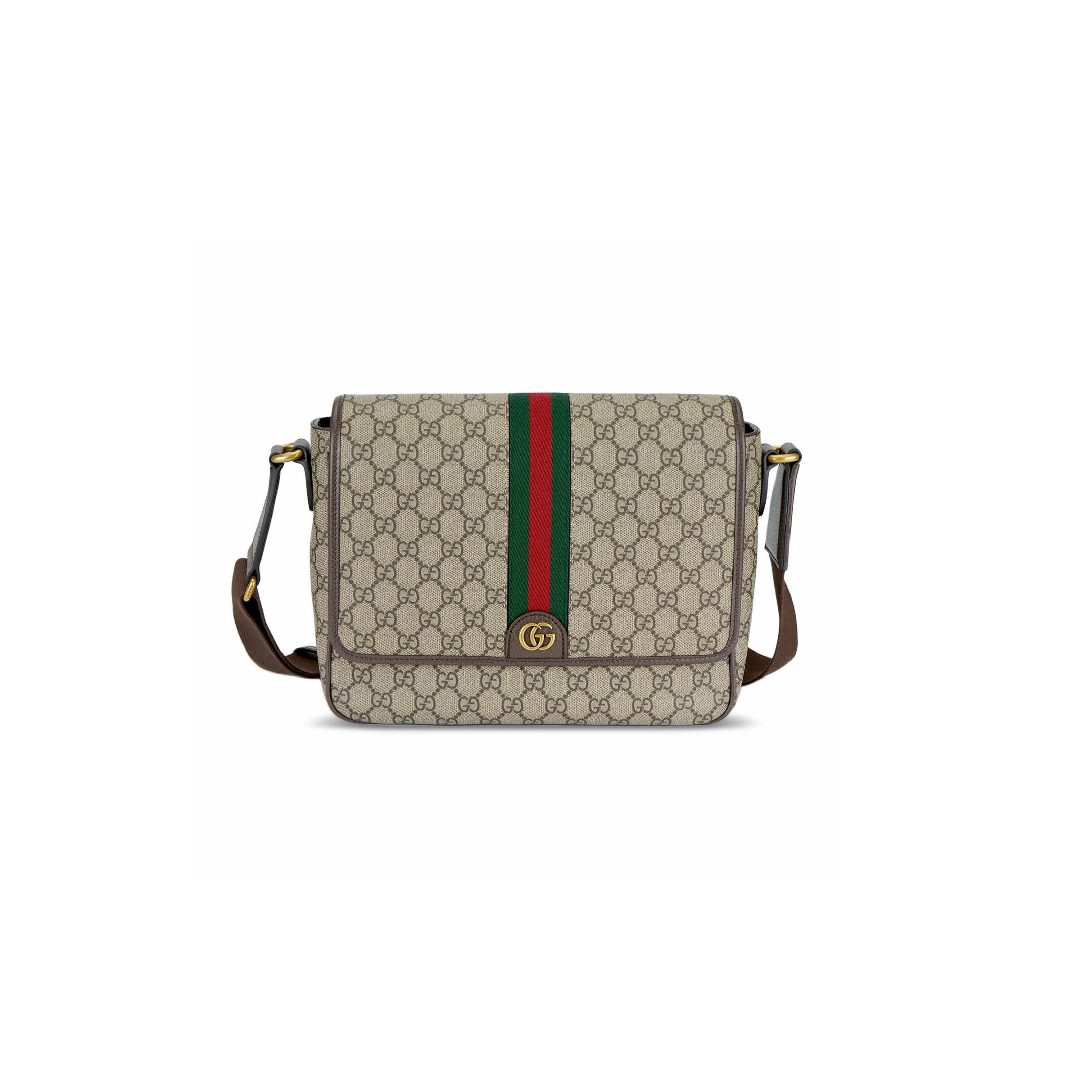 GUCCI OPHIDIA GG MEDIUM MESSENGER BAG 761741 (28*22*8cm)